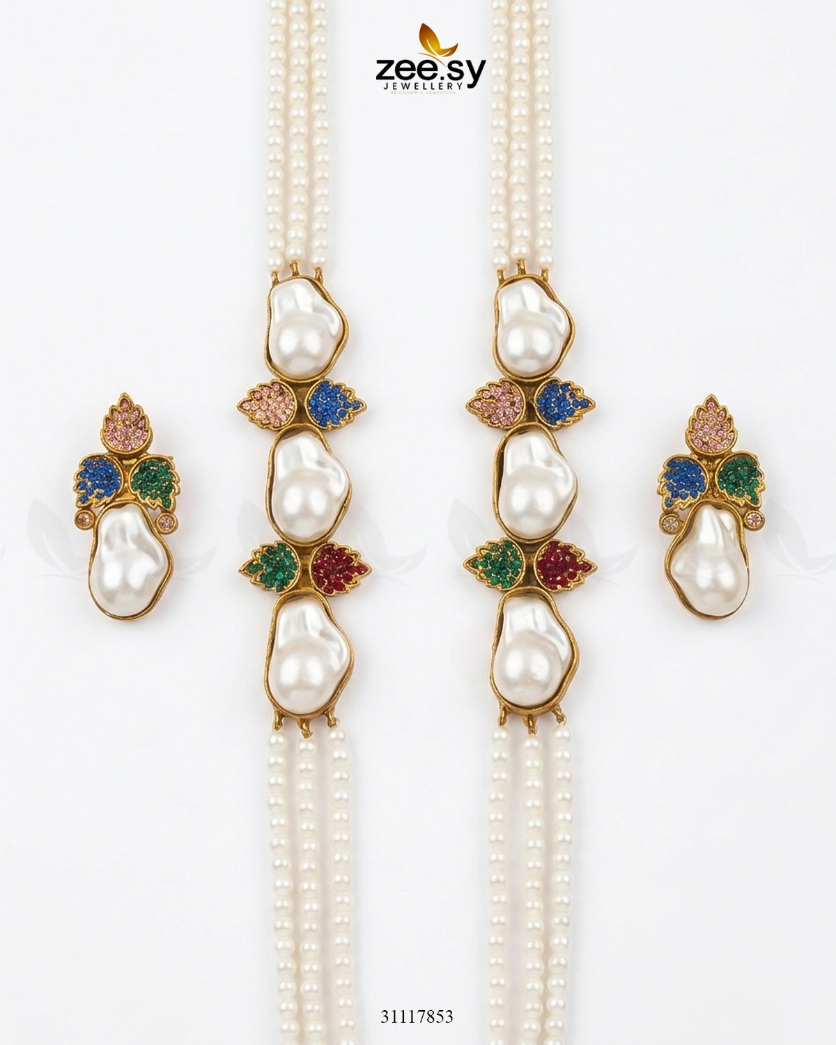 Fern Malla Necklace Malla Necklace - Zeesy Jewellery Pakistan | Premium Artificial & Imitation Jewellery