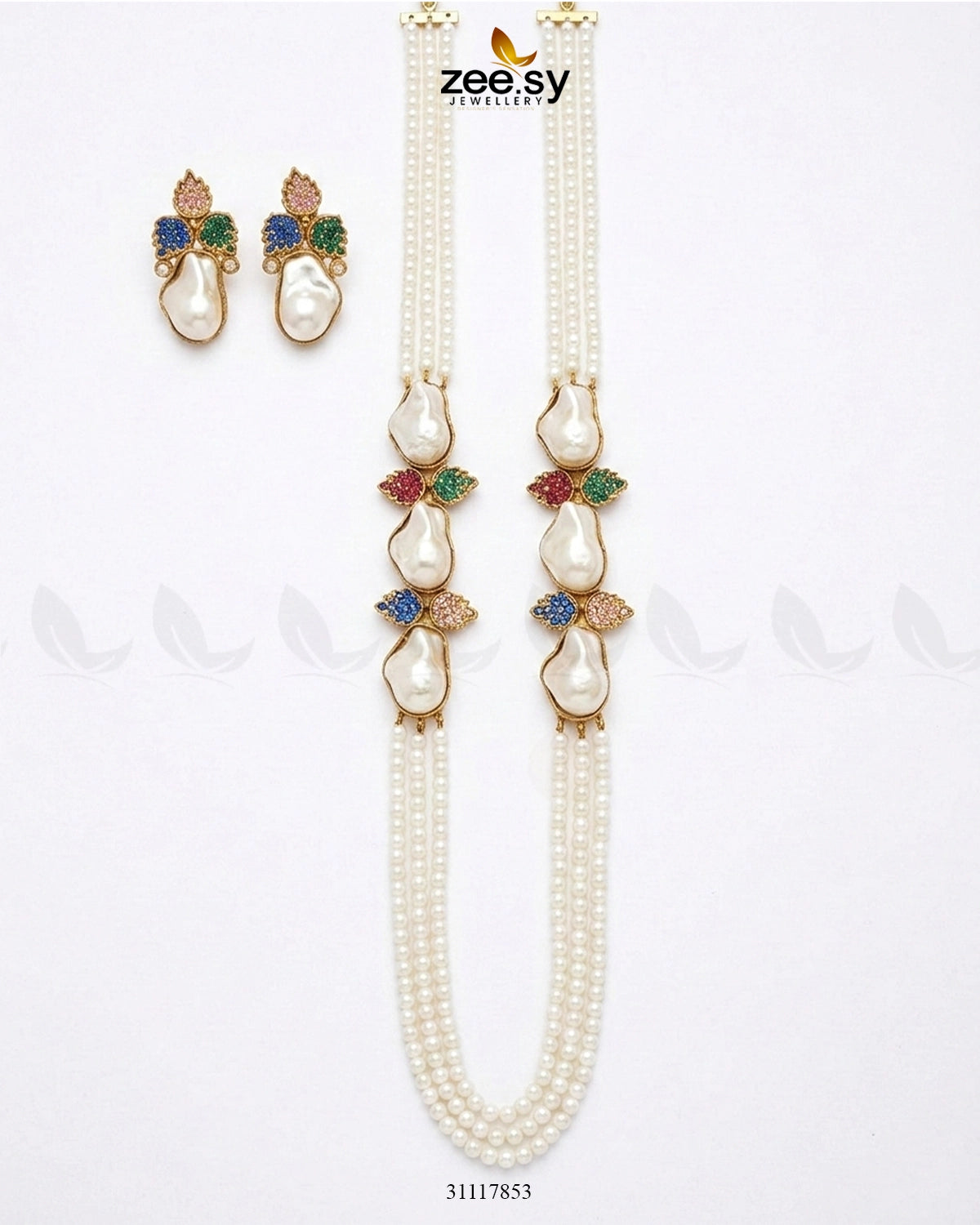 Fern Malla Necklace Malla Necklace - Zeesy Jewellery Pakistan | Premium Artificial & Imitation Jewellery