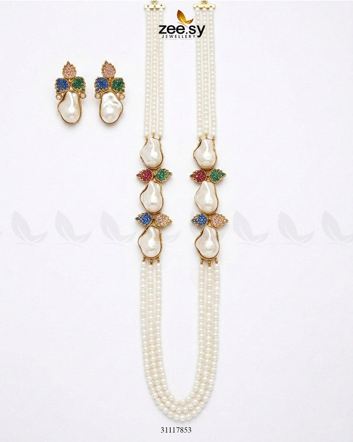 Fern Malla Necklace Malla Necklace - Zeesy Jewellery Pakistan | Premium Artificial & Imitation Jewellery