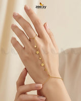 Floating Droplet Hand Bracelet Bracelet - Zeesy Jewellery Pakistan | Premium Artificial & Imitation Jewellery