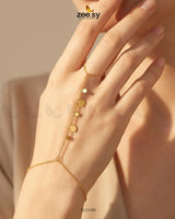 Floating Droplet Hand Bracelet Bracelet - Zeesy Jewellery Pakistan | Premium Artificial & Imitation Jewellery