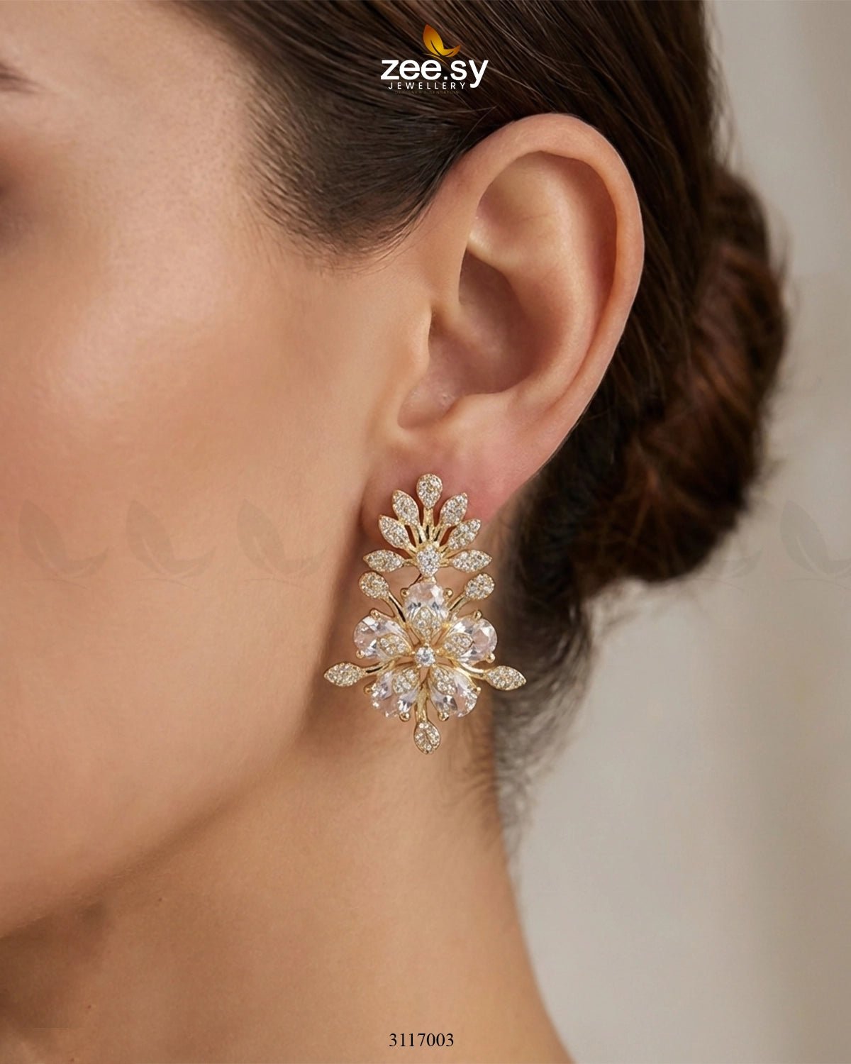 Flora Earrings Earrings - Zeesy Jewellery Pakistan | Premium Artificial & Imitation Jewellery
