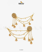Floral Teardrop Pearl Earring Earrings - Zeesy Jewellery Pakistan | Premium Artificial & Imitation Jewellery