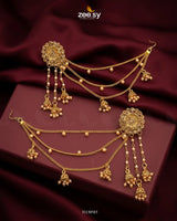 Floral Teardrop Pearl Earring Earrings - Zeesy Jewellery Pakistan | Premium Artificial & Imitation Jewellery