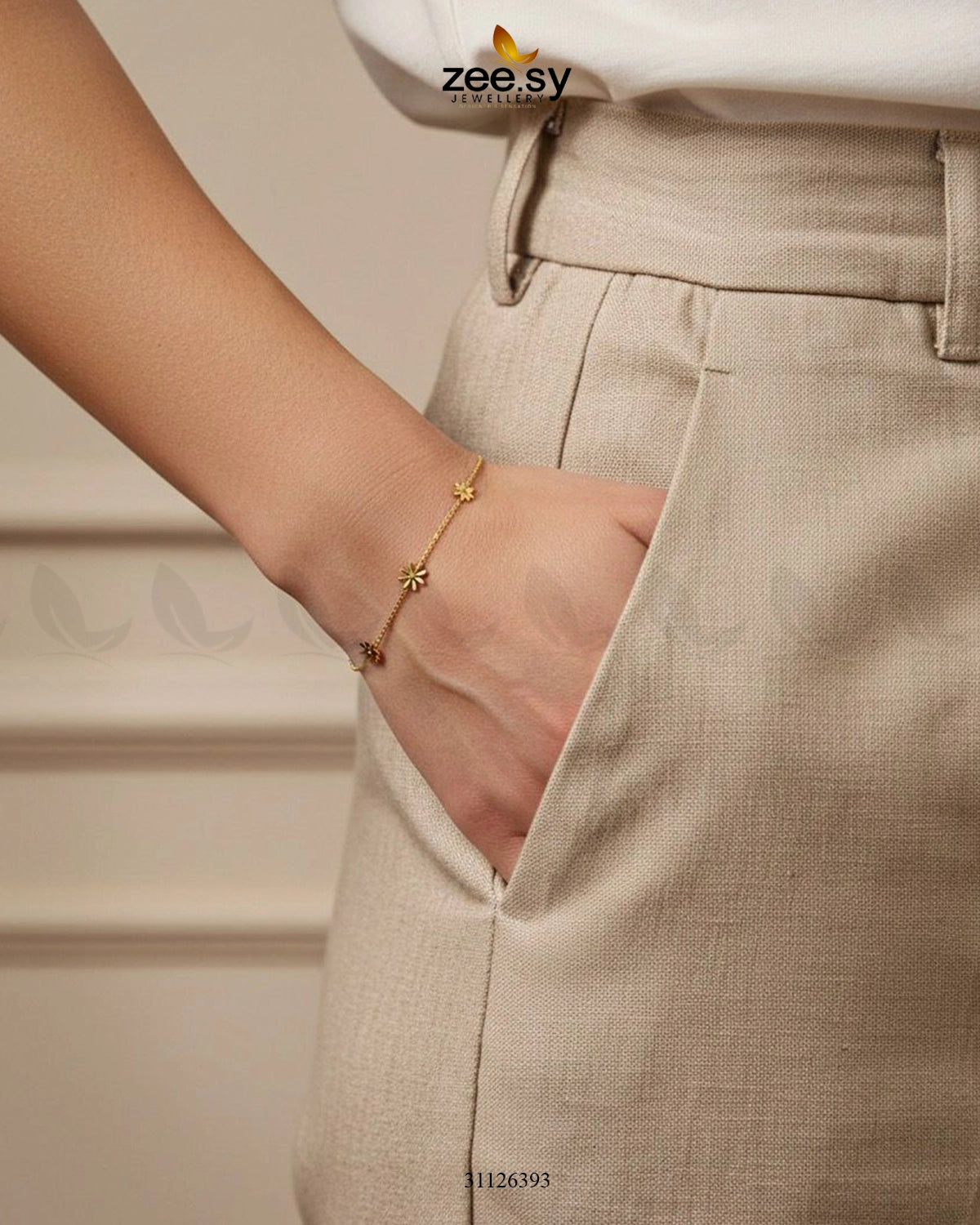 Floral Tiny Blossom Bracelet - Zeesy Jewellery