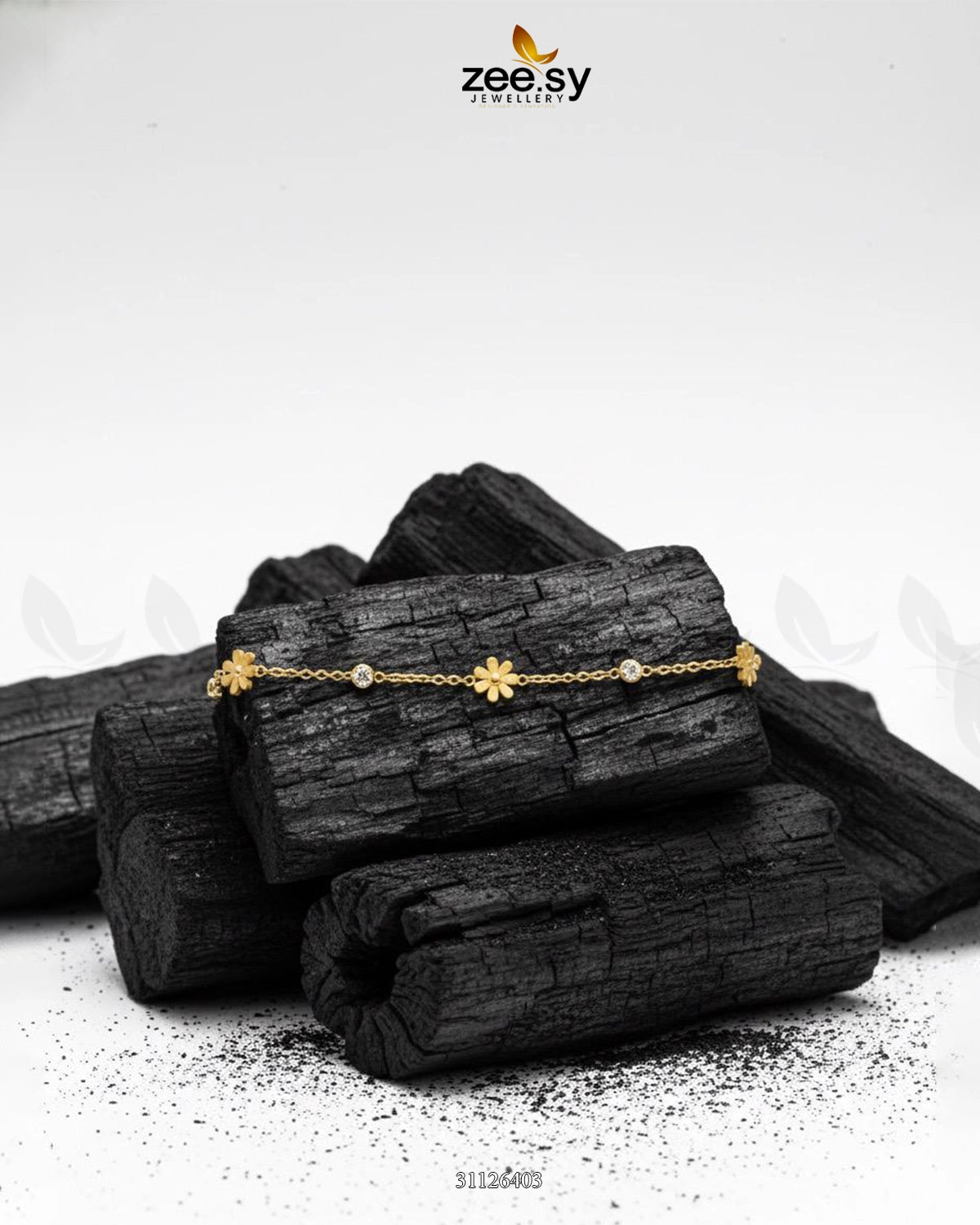 Floral Tiny Dangle Bracelet - Zeesy Jewellery