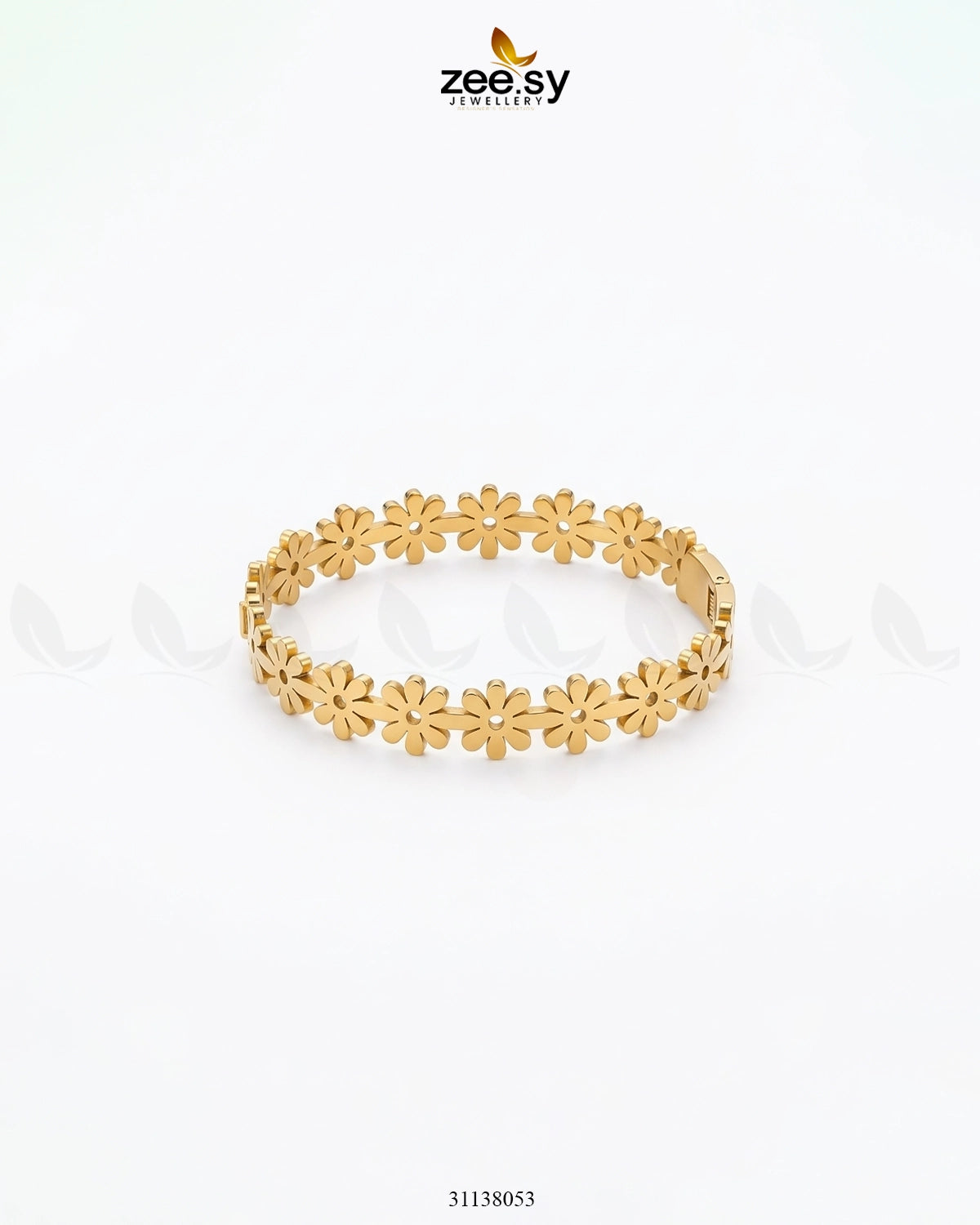Flower Cuff Loop Bracelet Bracelet - Zeesy Jewellery Pakistan | Premium Artificial & Imitation Jewellery