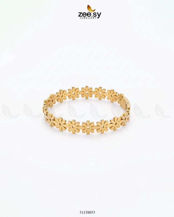 Flower Cuff Loop Bracelet Bracelet - Zeesy Jewellery Pakistan | Premium Artificial & Imitation Jewellery