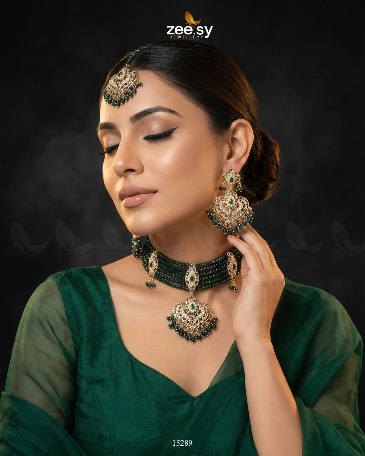 Hyderabadi Guluband Necklace - Zeesy Jewellery
