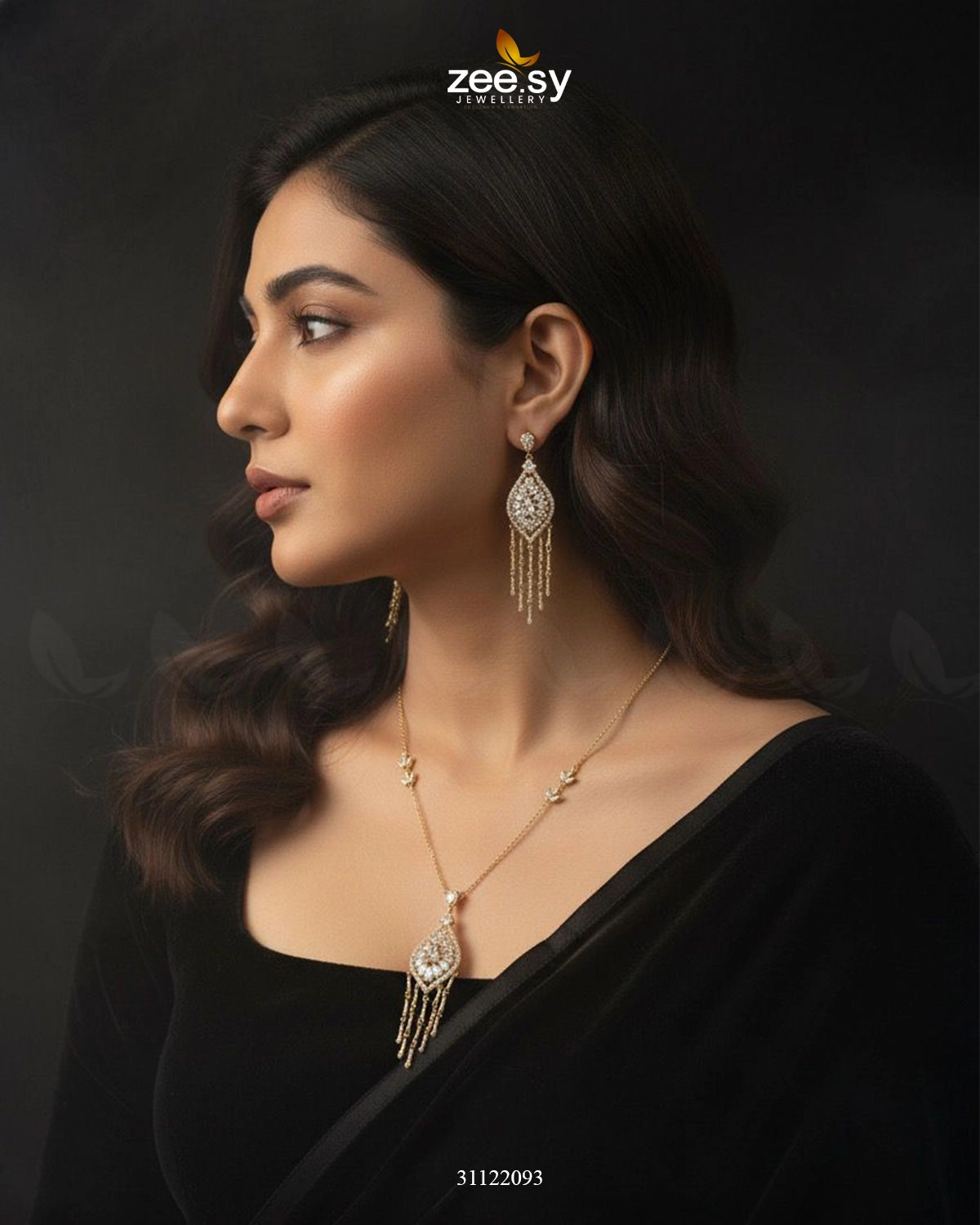 Heirloom Shared Bloom Necklace Set - Zeesy Jewellery