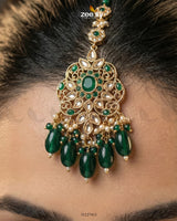 Shahi Qatra CutStone Bridal Set - Zeesy Jewellery