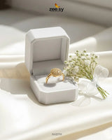 Chic Everyday Sparkle Band Ring Golden - Zeesy Jewellery