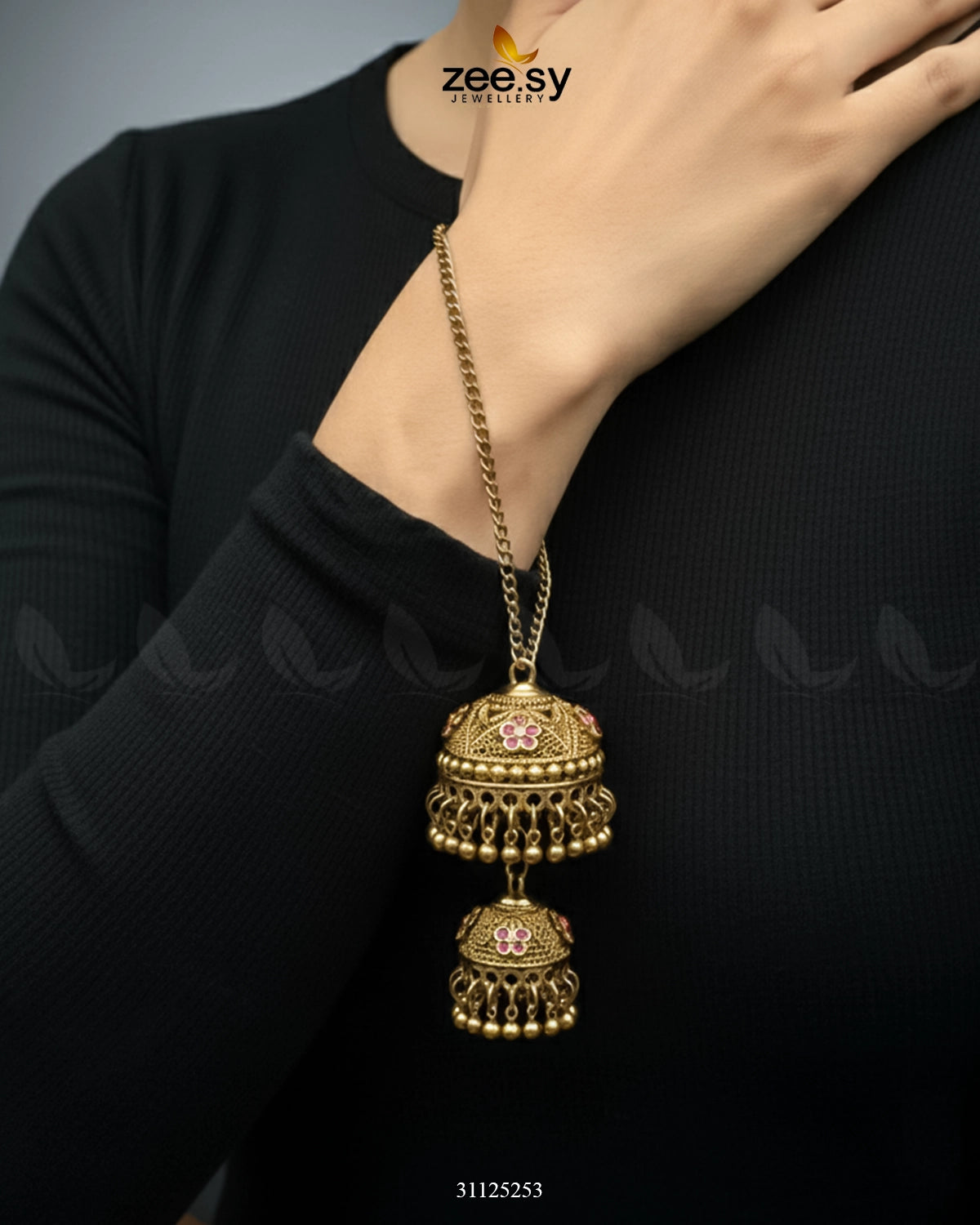 Umbrella Mini Kaleera Wrist Dangler - Zeesy Jewellery