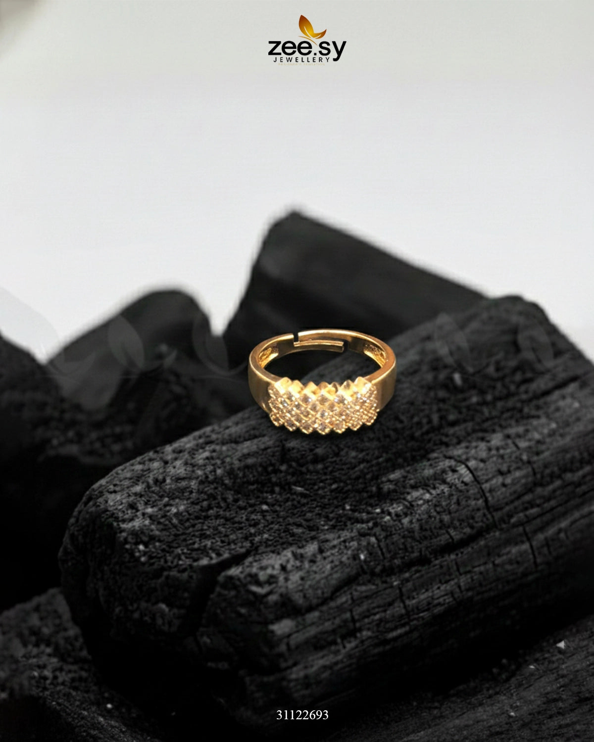 Artisan Geometric Band Ring