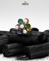 Garnet Lane Flower Ring