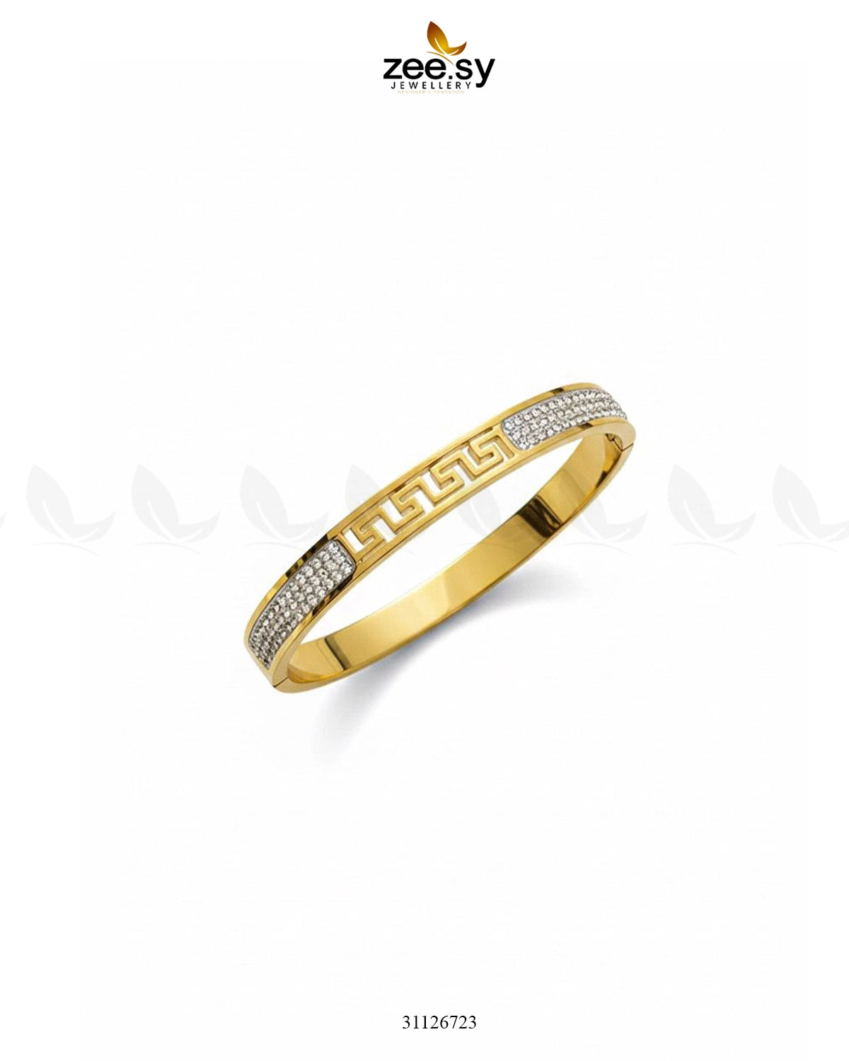 Geometric Pattern Cubic Zircon Bracelet - Zeesy Jewellery