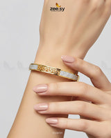 Geometric Pattern Cubic Zircon Bracelet - Zeesy Jewellery