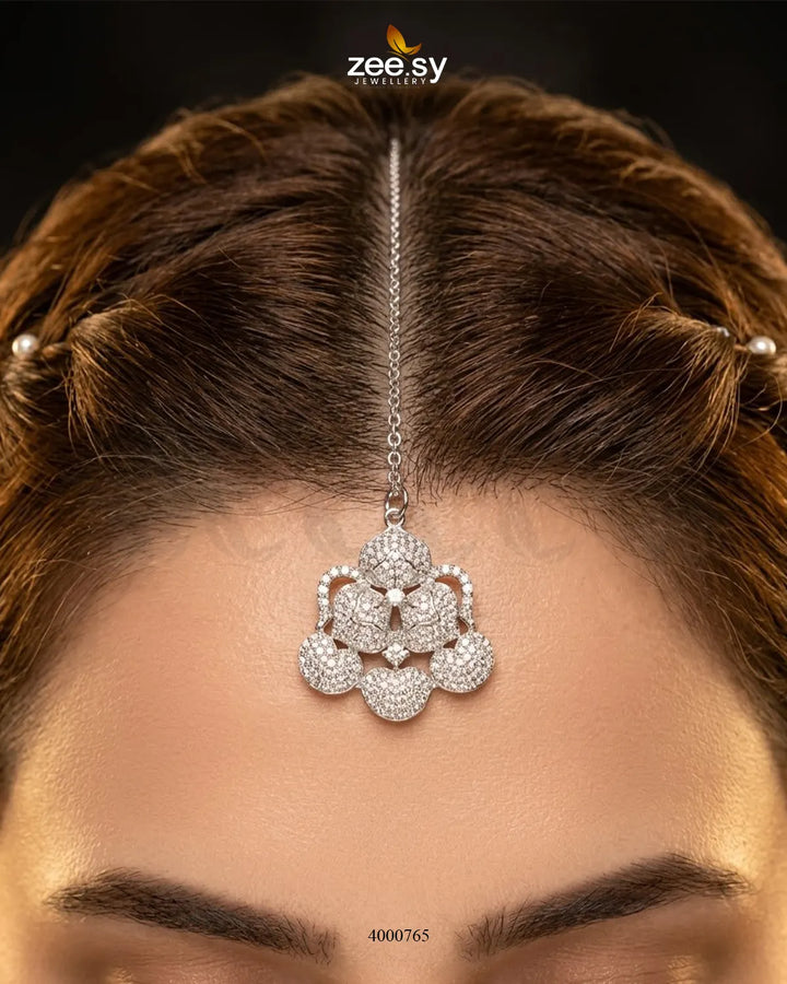Gilded American Diamond Necklace Set Necklace Sets - Zeesy Jewellery Pakistan | Premium Artificial & Imitation Jewellery