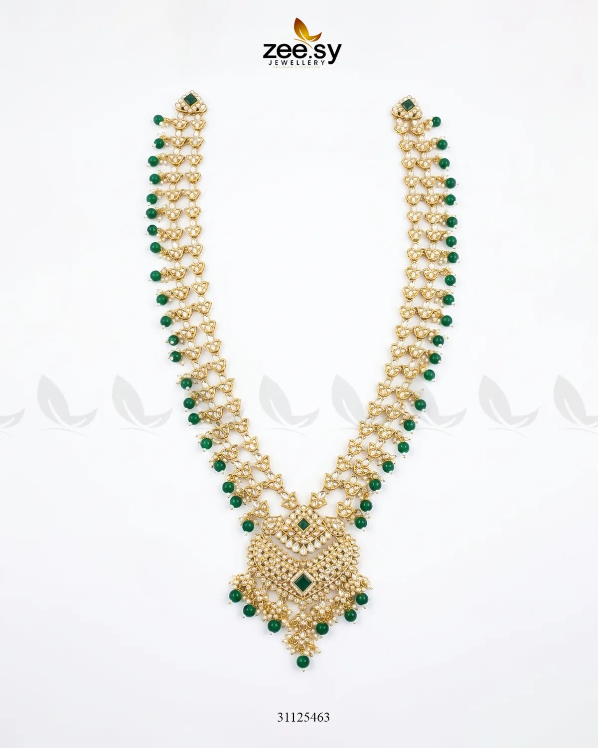 Gilded Scepter Crystal Bridal Set Bridal Set - Zeesy Jewellery Pakistan | Premium Artificial & Imitation Jewellery