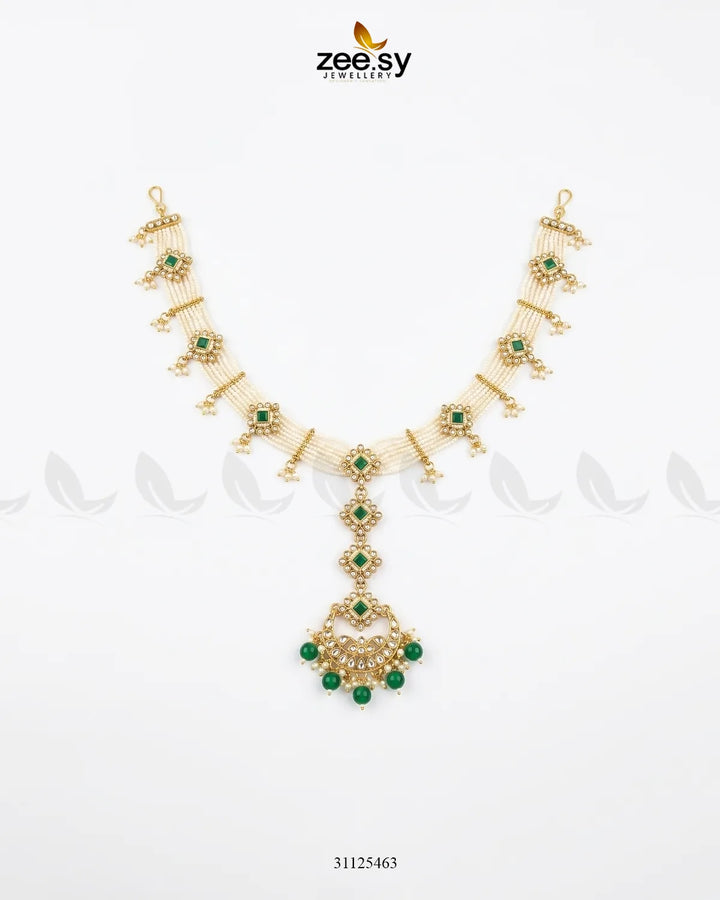 Gilded Scepter Crystal Bridal Set Bridal Set - Zeesy Jewellery Pakistan | Premium Artificial & Imitation Jewellery