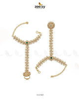 Gilded Scepter Crystal Bridal Set Bridal Set - Zeesy Jewellery Pakistan | Premium Artificial & Imitation Jewellery