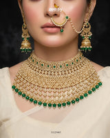 Gilded Scepter Crystal Bridal Set Bridal Set - Zeesy Jewellery Pakistan | Premium Artificial & Imitation Jewellery