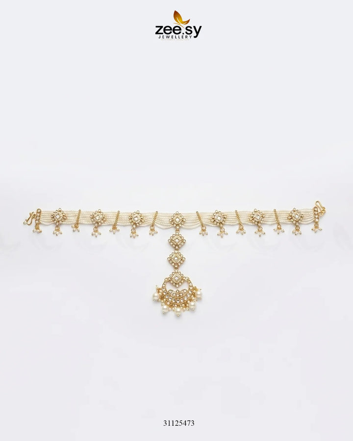 Gilded Scepter Crystal Bridal Set Bridal Set - Zeesy Jewellery Pakistan | Premium Artificial & Imitation Jewellery