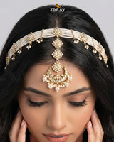 Gilded Scepter Crystal Bridal Set Bridal Set - Zeesy Jewellery Pakistan | Premium Artificial & Imitation Jewellery