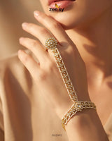 Gilded Scepter Crystal Bridal Set Bridal Set - Zeesy Jewellery Pakistan | Premium Artificial & Imitation Jewellery