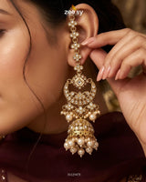 Gilded Scepter Crystal Bridal Set Bridal Set - Zeesy Jewellery Pakistan | Premium Artificial & Imitation Jewellery