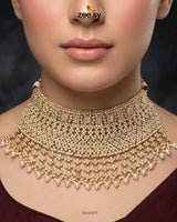 Gilded Scepter Crystal Bridal Set Bridal Set - Zeesy Jewellery Pakistan | Premium Artificial & Imitation Jewellery