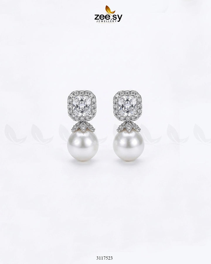 Girik Pearl Earrings Earrings - Zeesy Jewellery Pakistan | Premium Artificial & Imitation Jewellery