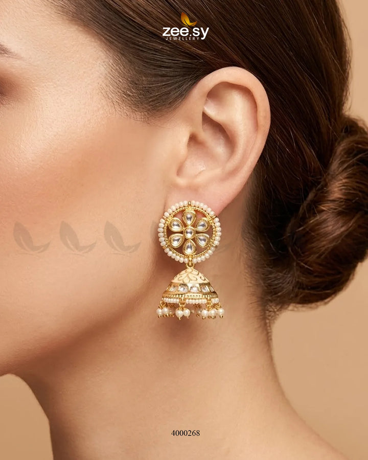 Gleam beaded pearl malla necklace set featuring intricate pearl beads, elegant design, and RHS09 brand craftsmanship.