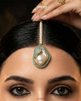 Glow Baroque Pearl Choker Set choker - Zeesy Jewellery Pakistan | Premium Artificial & Imitation Jewellery