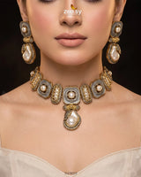 Glow Baroque Pearl Choker Set