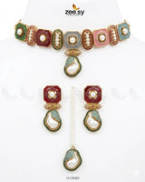 Glow Baroque Pearl Choker Set