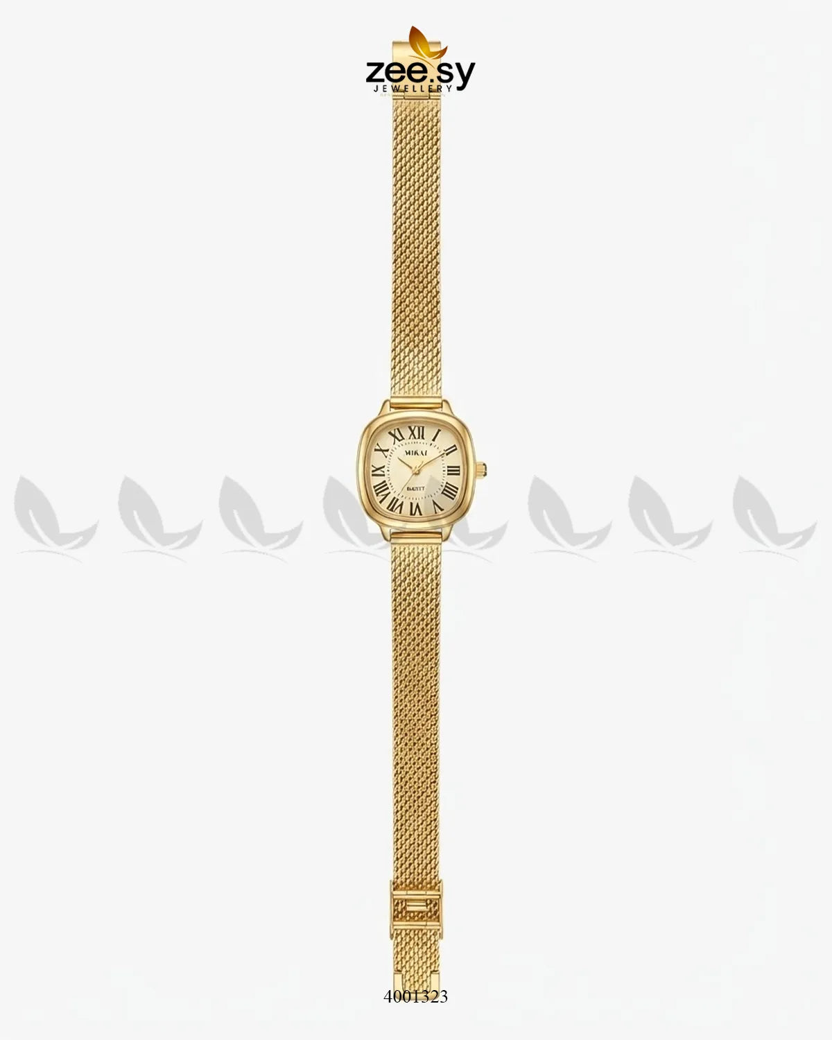 Glow Textured Roman Mesh Watch