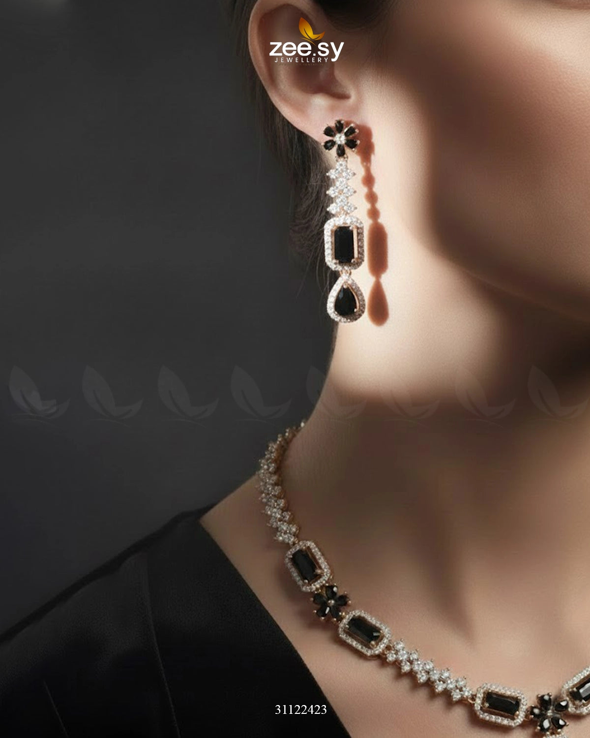 Destiny's Grand Oval Necklace Set - Zeesy Jewellery