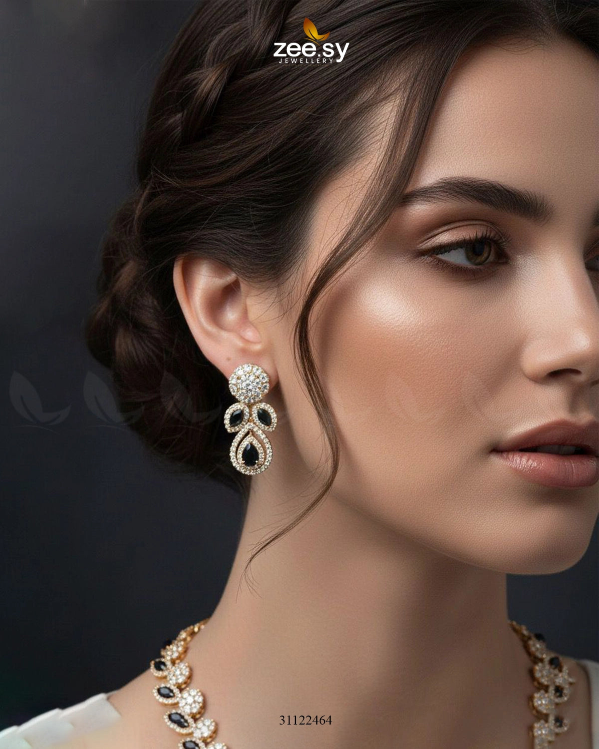 Floral Gilded Sentimental Cluster Necklace - Zeesy Jewellery