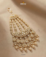 Bloom Pearl Bridal Jhumar - Zeesy Jewellery