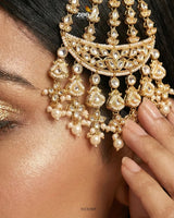 Bloom Pearl Bridal Jhumar - Zeesy Jewellery