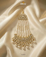 Galini Pearl Kundan Jhumar - Zeesy Jewellery