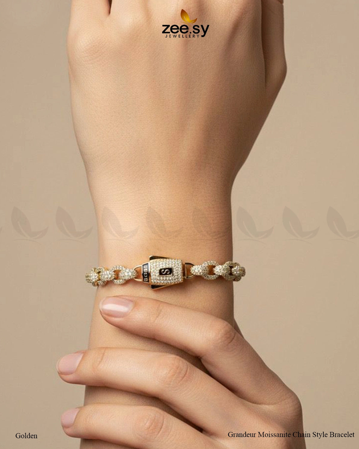 Grandeur Moissanite Chain Style Bracelet - Zeesy Jewellery