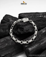 Grandeur Moissanite Chain Style Bracelet Silver - Zeesy Jewellery