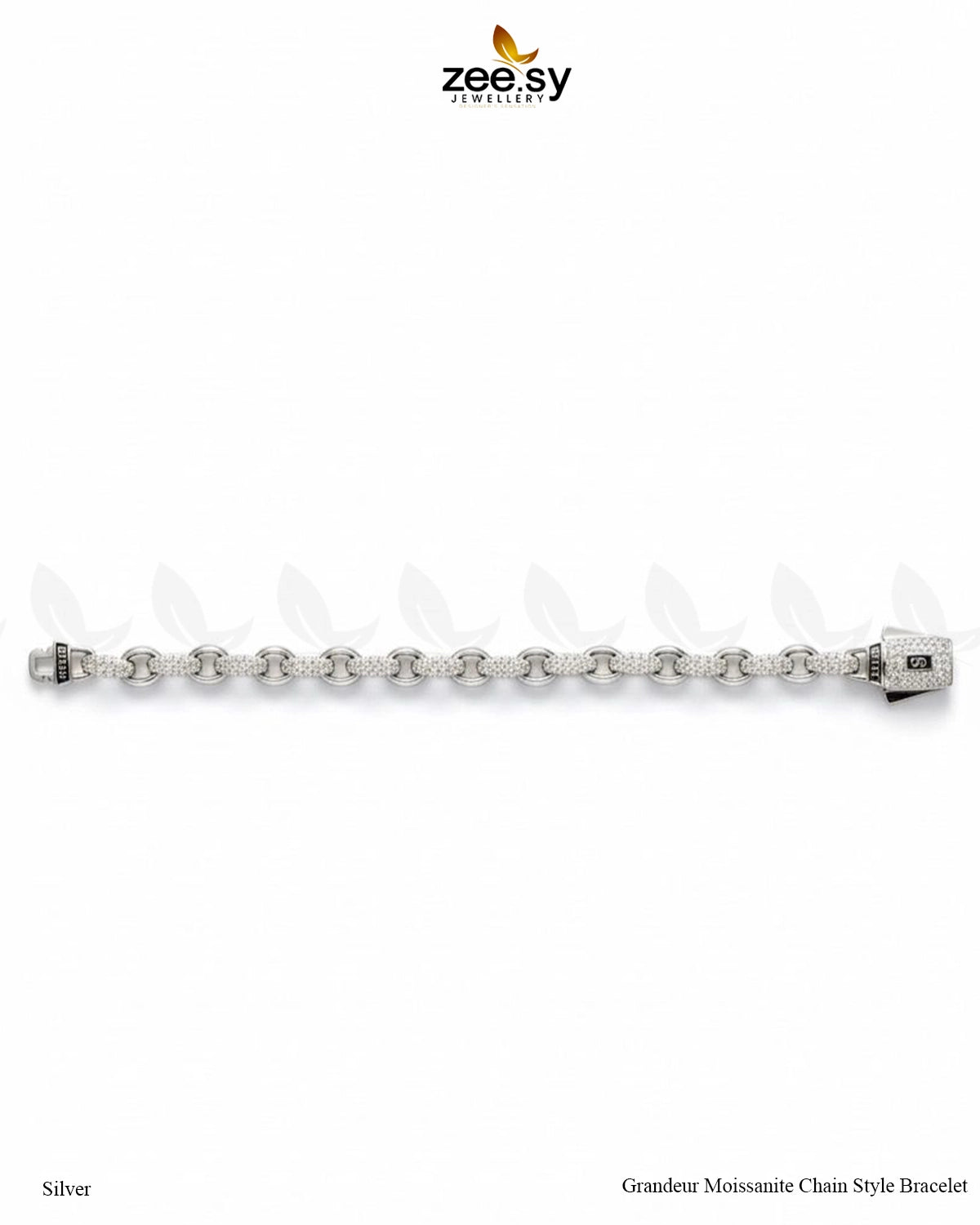 Grandeur Moissanite Chain Style Bracelet - Zeesy Jewellery