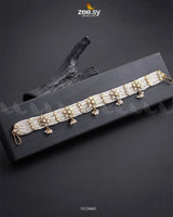 Hairloon Broad Floral Sheesh Patti Full Pearl - Zeesy Jewellery