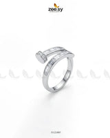 Heirloom Cluster River Ring Finger Ring - Zeesy Jewellery Pakistan | Premium Artificial & Imitation Jewellery