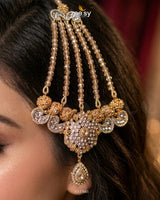 Hexagon Cluster Pave Bridal Set Bridal Set - Zeesy Jewellery Pakistan | Premium Artificial & Imitation Jewellery