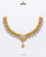Hexagon Cluster Pave Bridal Set Bridal Set - Zeesy Jewellery Pakistan | Premium Artificial & Imitation Jewellery