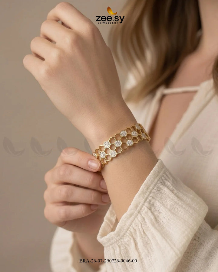 Honeycomb Cell Cluster Bracelet